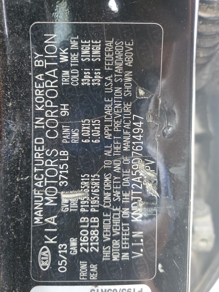 2013 Kia Soul VIN: KNDJT2A59D7614947 Lot: 81430895