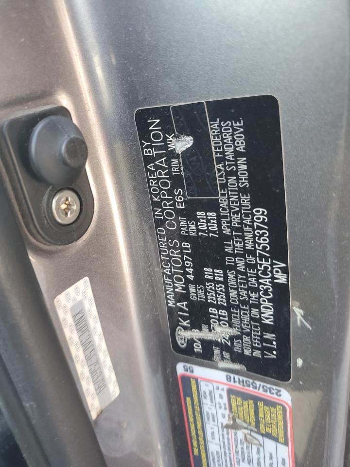 2014 Kia Sportage Ex VIN: KNDPC3AC5E7563799 Lot: 71275535