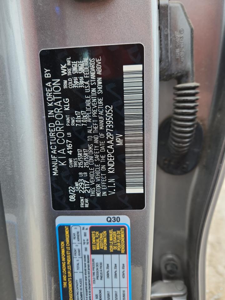 2023 Kia Seltos Lx VIN: KNDEPCAA2P7395052 Lot: 80368405