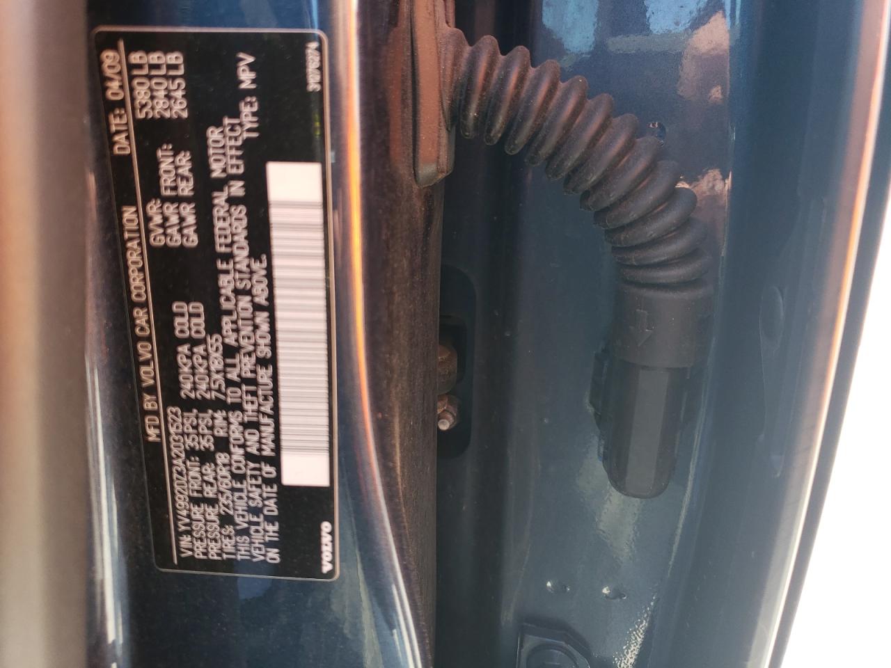 2010 Volvo Xc60 T6 VIN: YV4992DZ3A2031523 Lot: 72087995