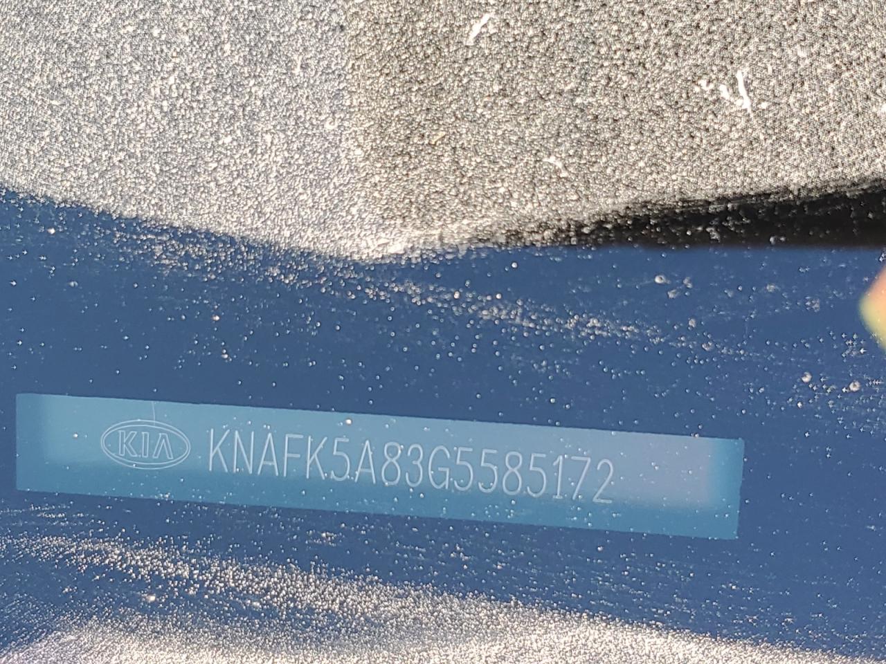 2016 Kia Forte Lx VIN: KNAFK5A83G5585172 Lot: 81068455