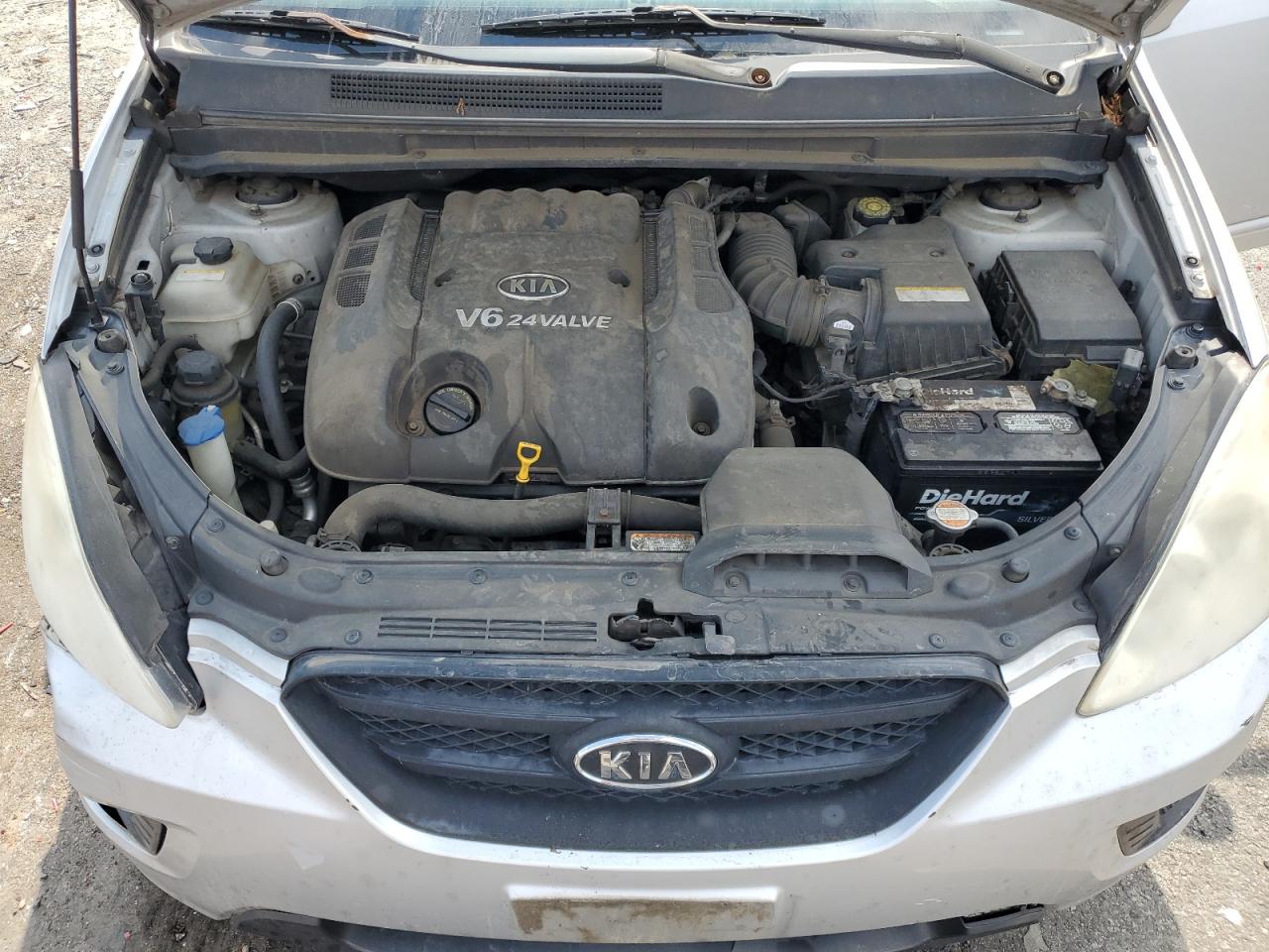 2007 Kia Rondo Lx VIN: KNAFG526877047344 Lot: 81711035