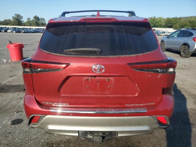  TOYOTA HIGHLANDER 2021 Красный
