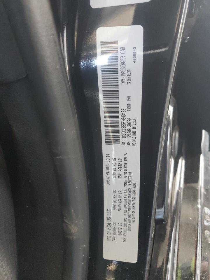 2015 Chrysler 200 S VIN: 1C3CCCBB5FN643433 Lot: 80760125