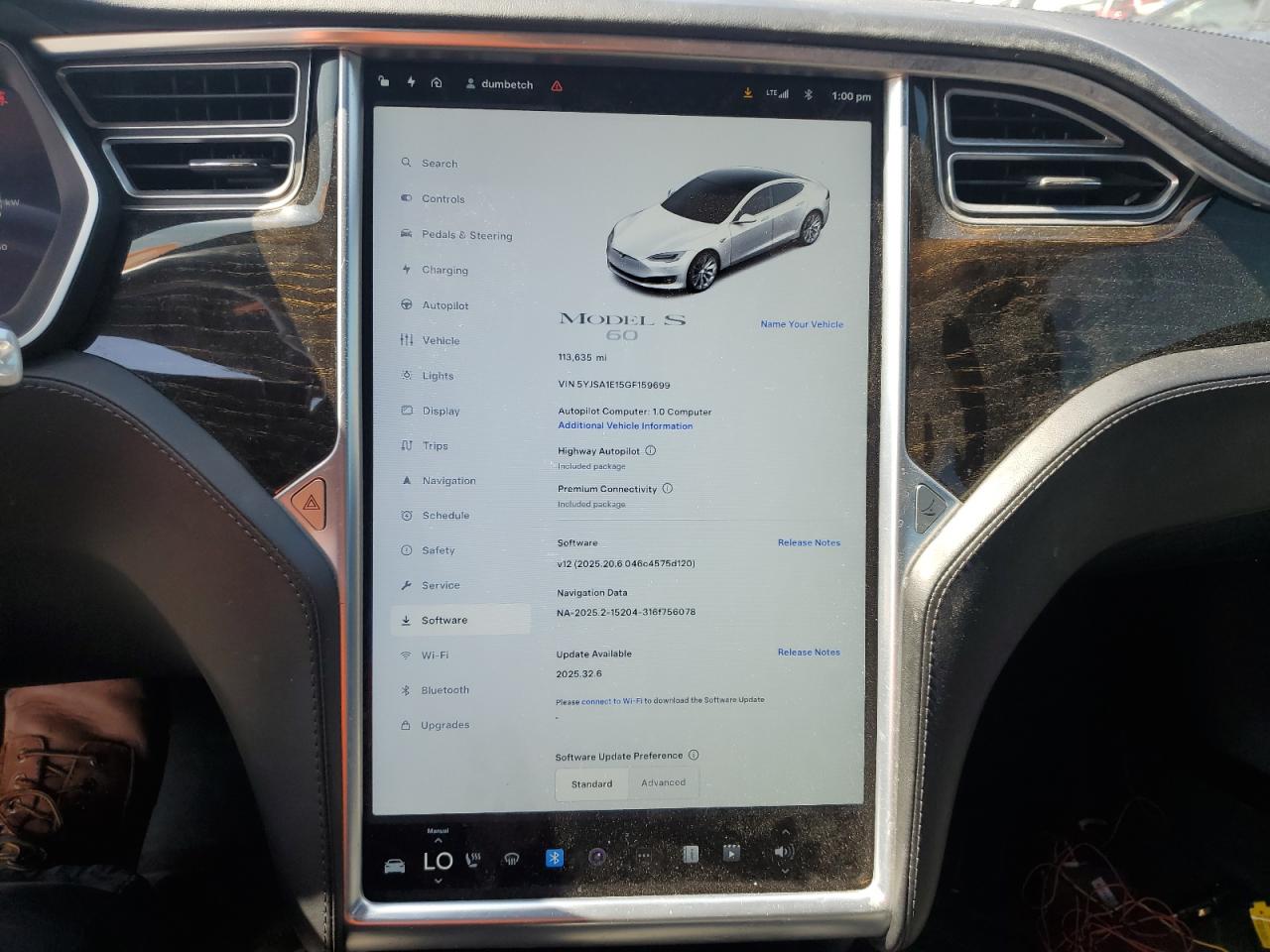 2016 Tesla Model S VIN: 5YJSA1E15GF159699 Lot: 84067695