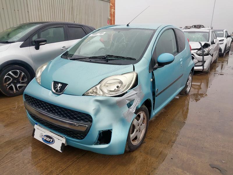2011 PEUGEOT 107 ENVY  for sale at Copart PETERLEE