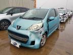 2011 PEUGEOT 107 ENVY  for sale at Copart PETERLEE