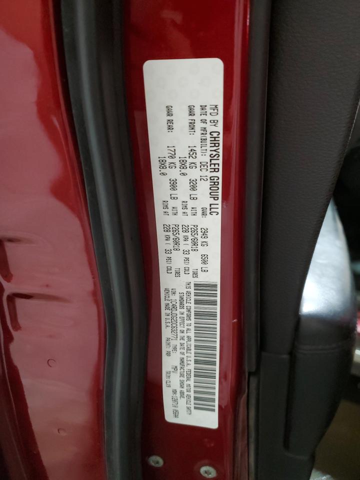 2013 Dodge Durango Crew VIN: 1C4RDJDG2DC632771 Lot: 84546095