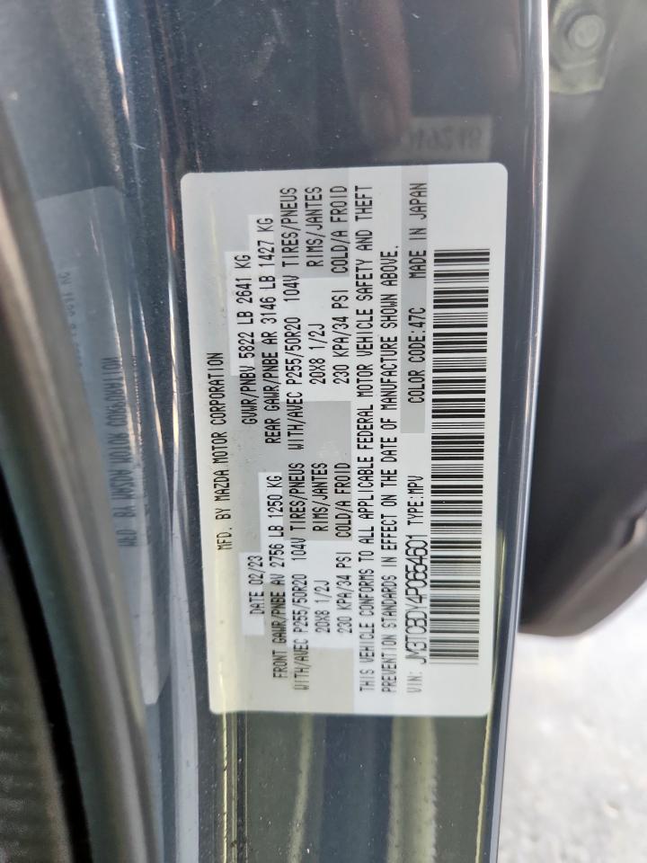 2023 Mazda Cx-9 Grand Touring VIN: JM3TCBDY4P0654601 Lot: 81893315