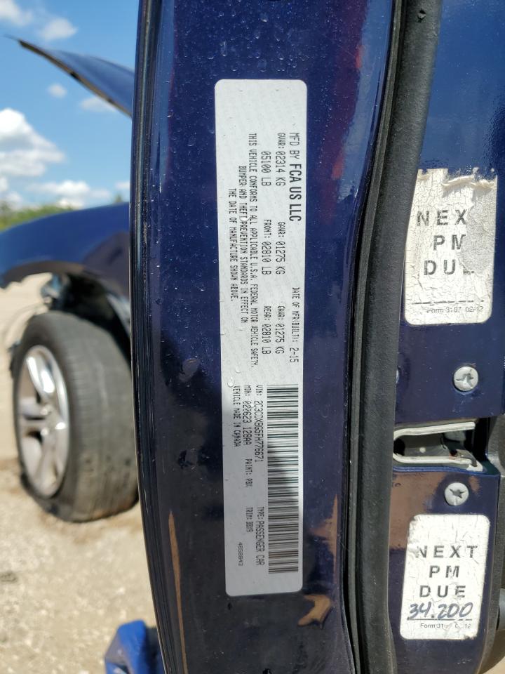 2015 Dodge Charger Se VIN: 2C3CDXBG5FH776671 Lot: 70657595