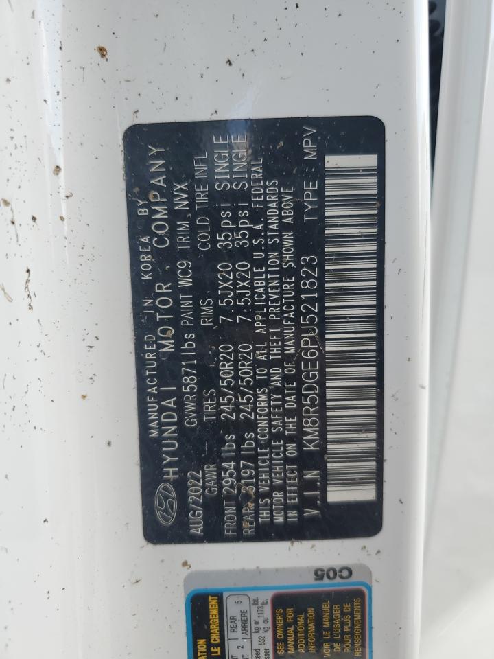 2023 Hyundai Palisade Limited VIN: KM8R5DGE6PU521823 Lot: 71232795