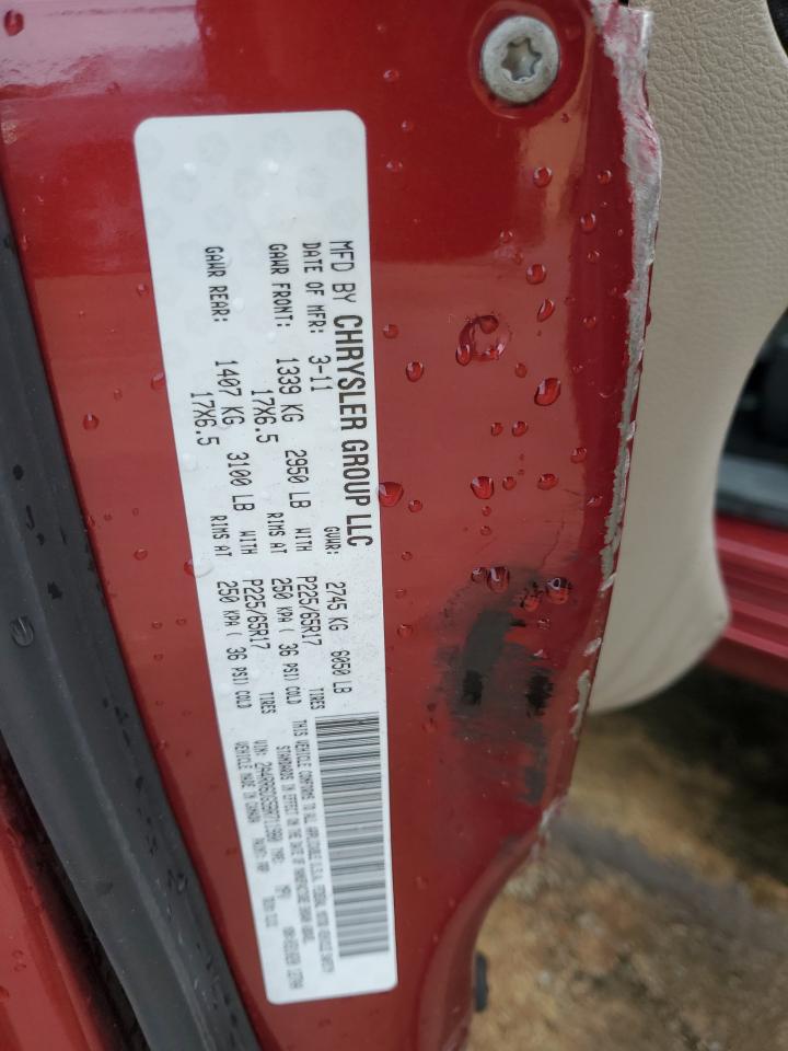 2011 Chrysler Town & Country Limited VIN: 2A4RR6DG5BR711980 Lot: 81845935