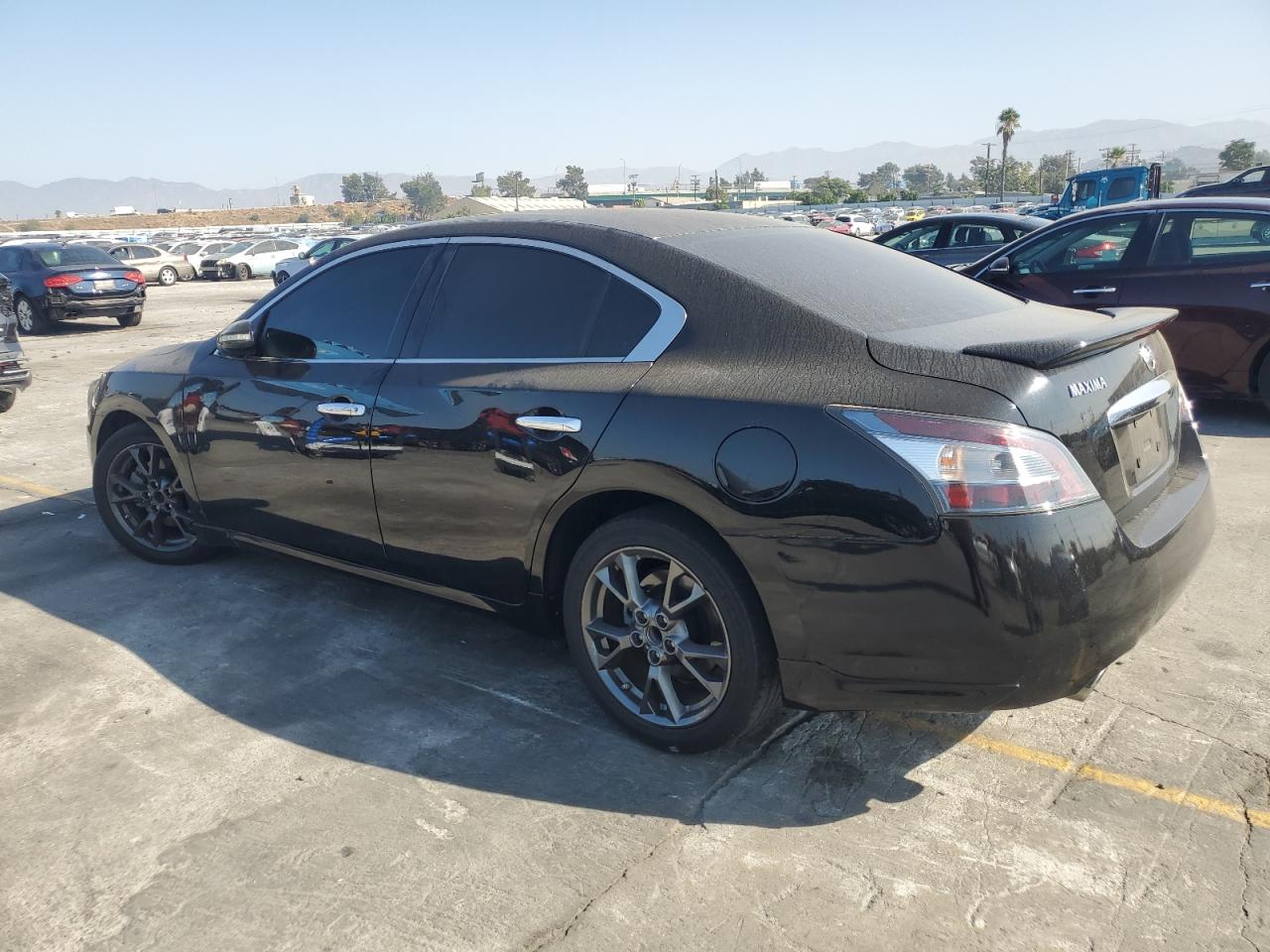 2012 Nissan Maxima S black null gas 1N4AA5AP5CC813191 photo #3