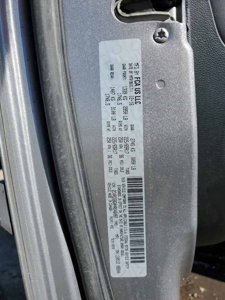 2017 Dodge Grand Caravan Se VIN: 2C4RDGBG0HR646087 Lot: 81213985