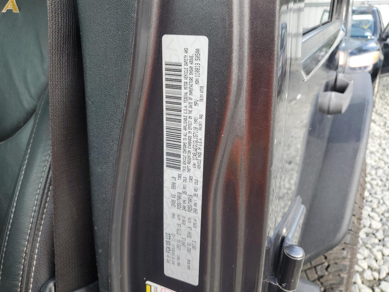 2016 Jeep Wrangler Unlimited Sahara VIN: 1C4BJWEG1GL157110 Lot: 84197215