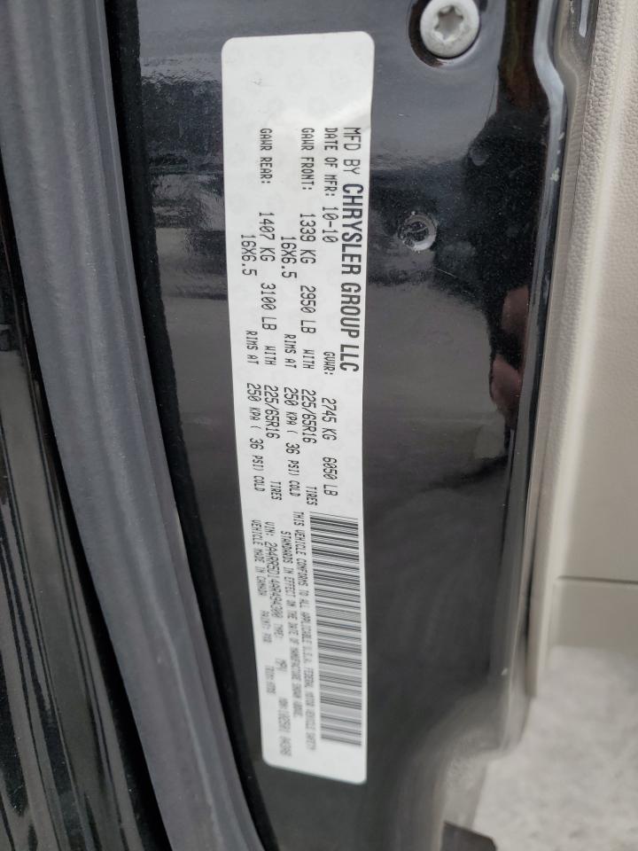 2010 Chrysler Town & Country Touring VIN: 2A4RR5D14AR494300 Lot: 84429615