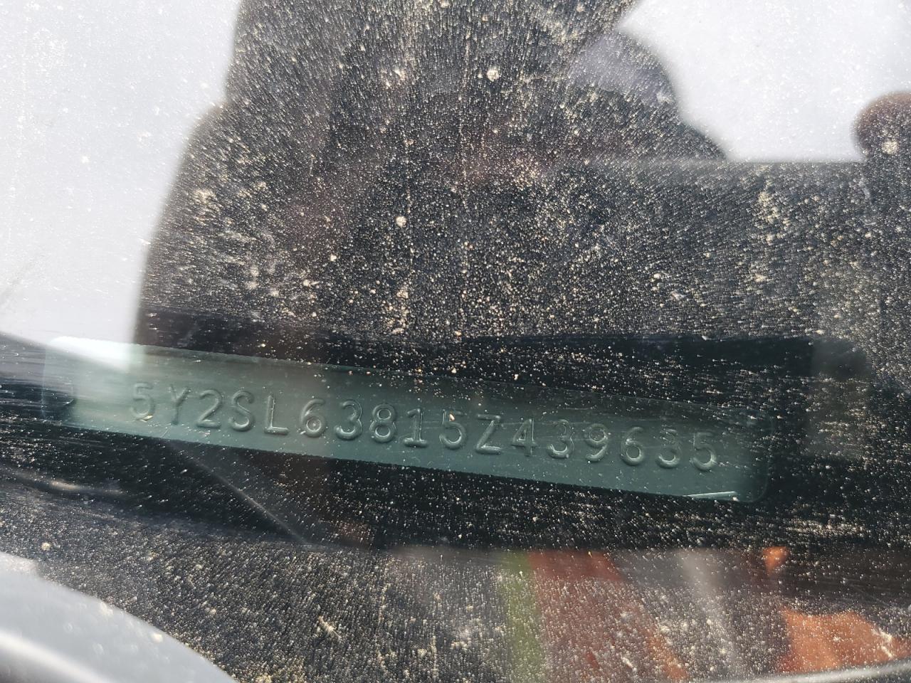 2005 Pontiac Vibe VIN: 5Y2SL63815Z439635 Lot: 81281685