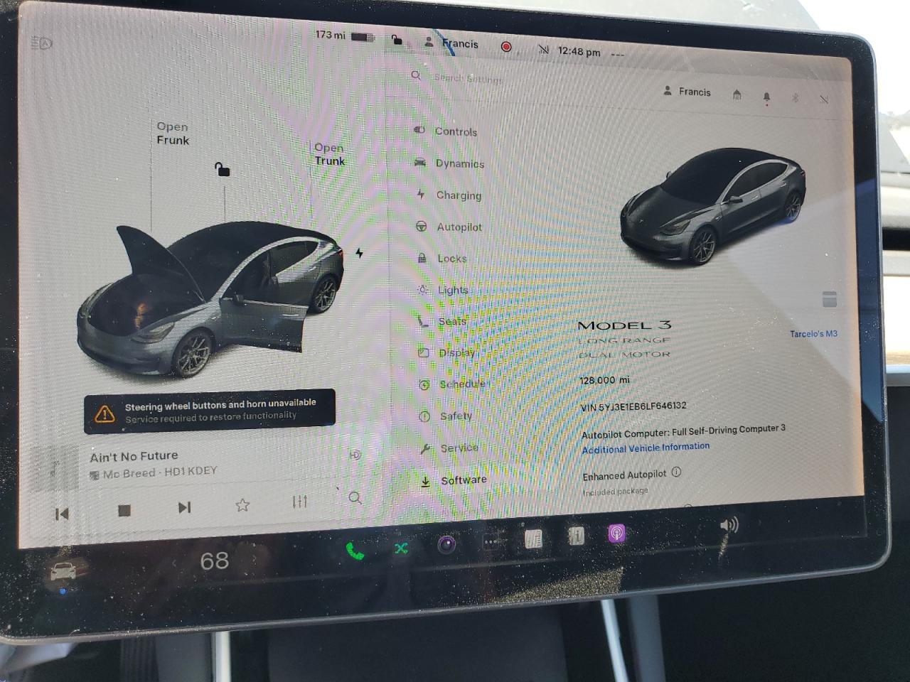 2020 Tesla Model 3 VIN: 5YJ3E1EB6LF646132 Lot: 71695825