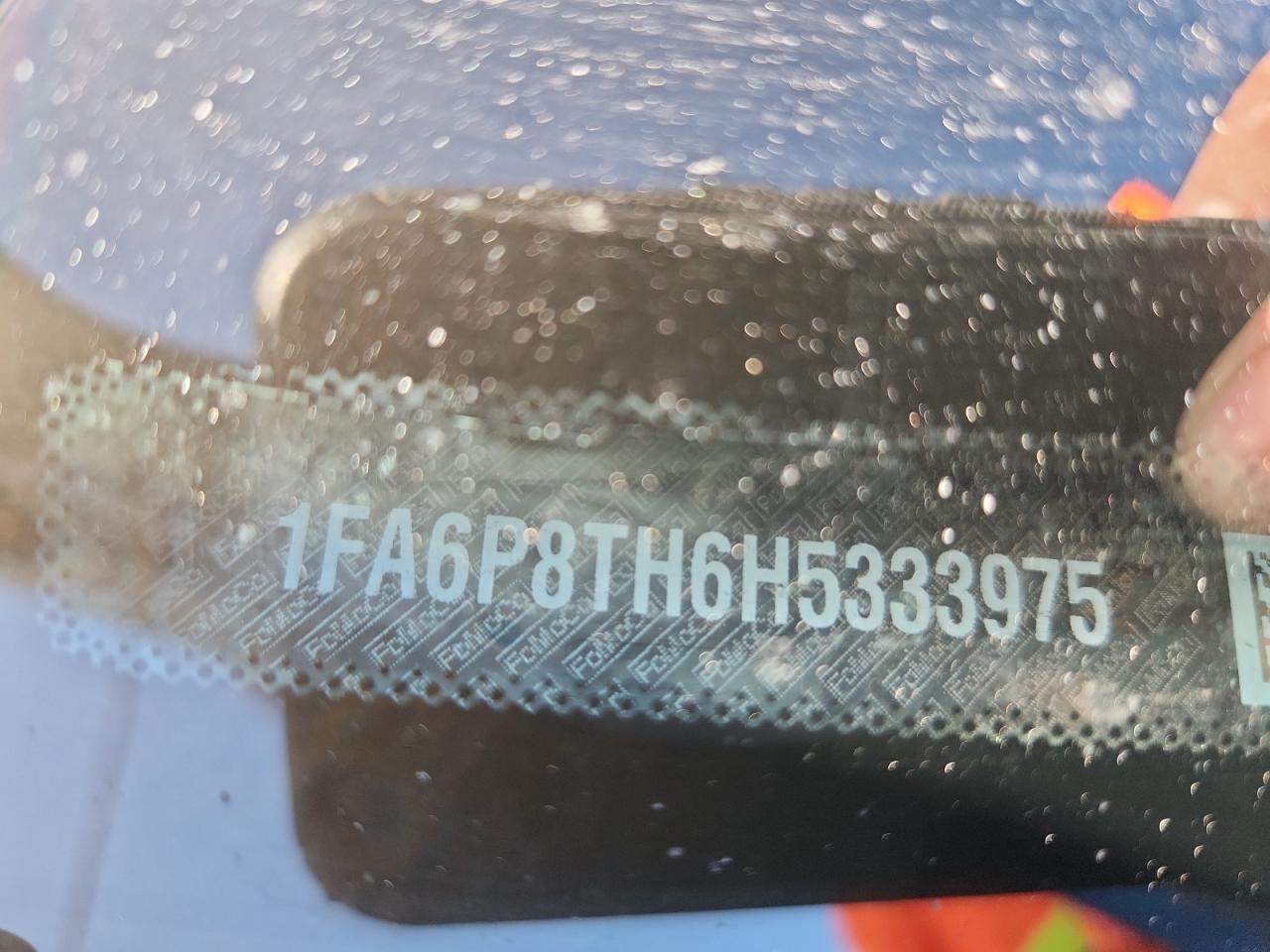 2017 Ford Mustang VIN: 1FA6P8TH6H5333975 Lot: 81899245