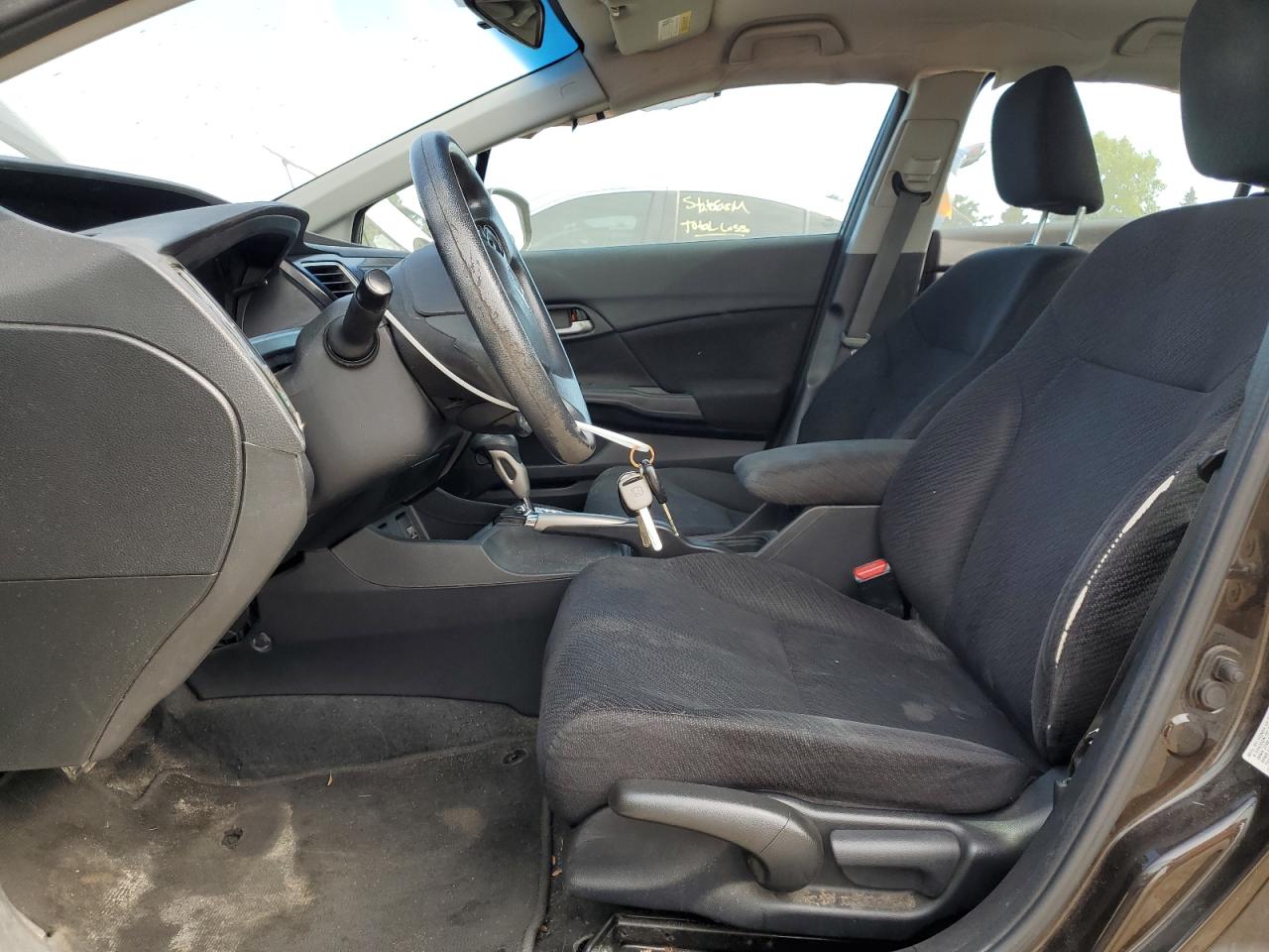 2013 Honda Civic Lx VIN: 2HGFB2F57DH593538 Lot: 80292655