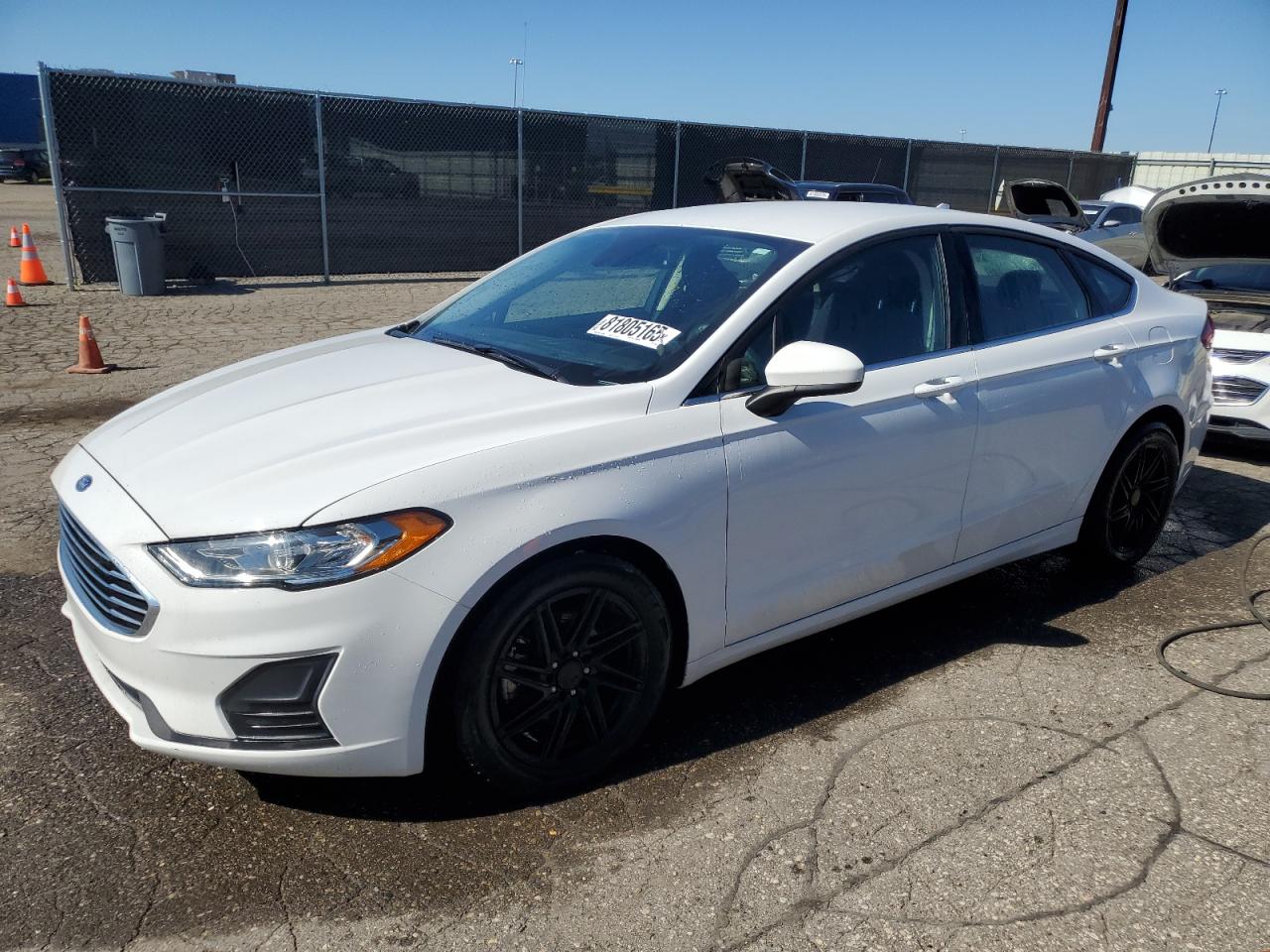 2020 Ford Fusion Se white null gas 3FA6P0HD3LR249397 photo #1