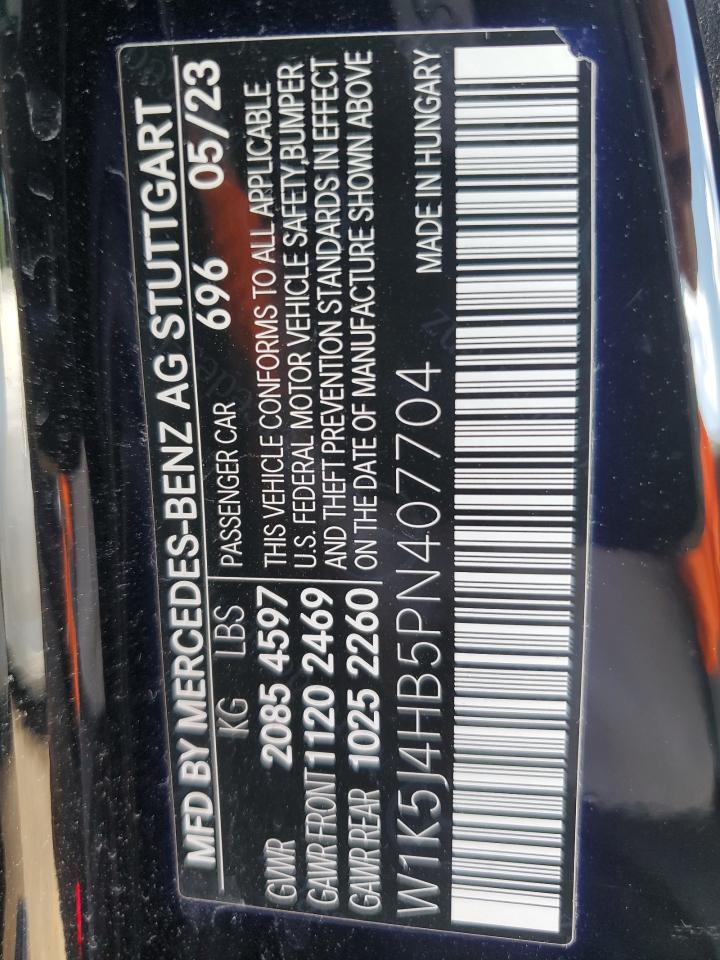 2023 Mercedes-Benz Cla 250 4Matic VIN: W1K5J4HB5PN407704 Lot: 71599795