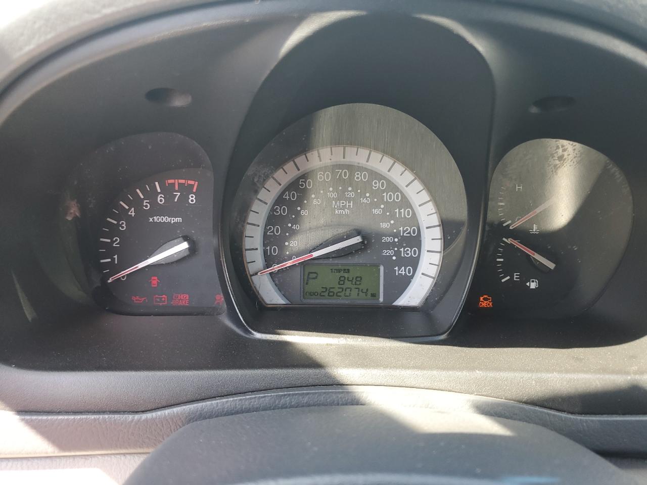 2007 Kia Spectra Ex VIN: KNAFE121175439371 Lot: 82168775