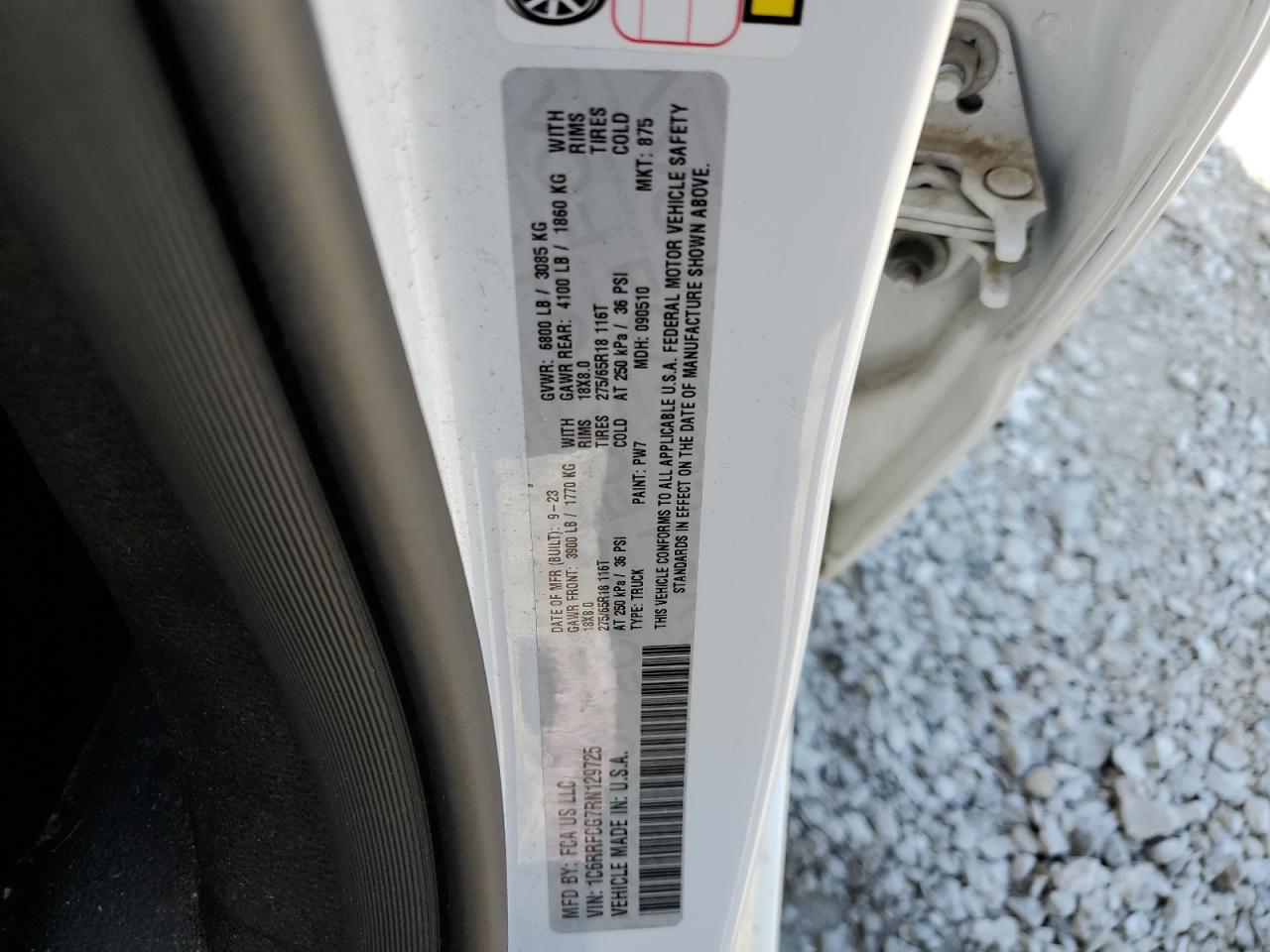 2024 Ram 1500 Tradesman VIN: 1C6RRFCG7RN129725 Lot: 71096945