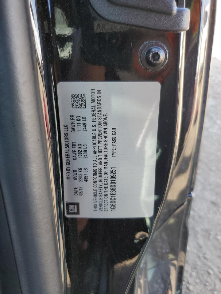 2013 Cadillac Cts VIN: 1G6DC1E36D0109251 Lot: 81603645