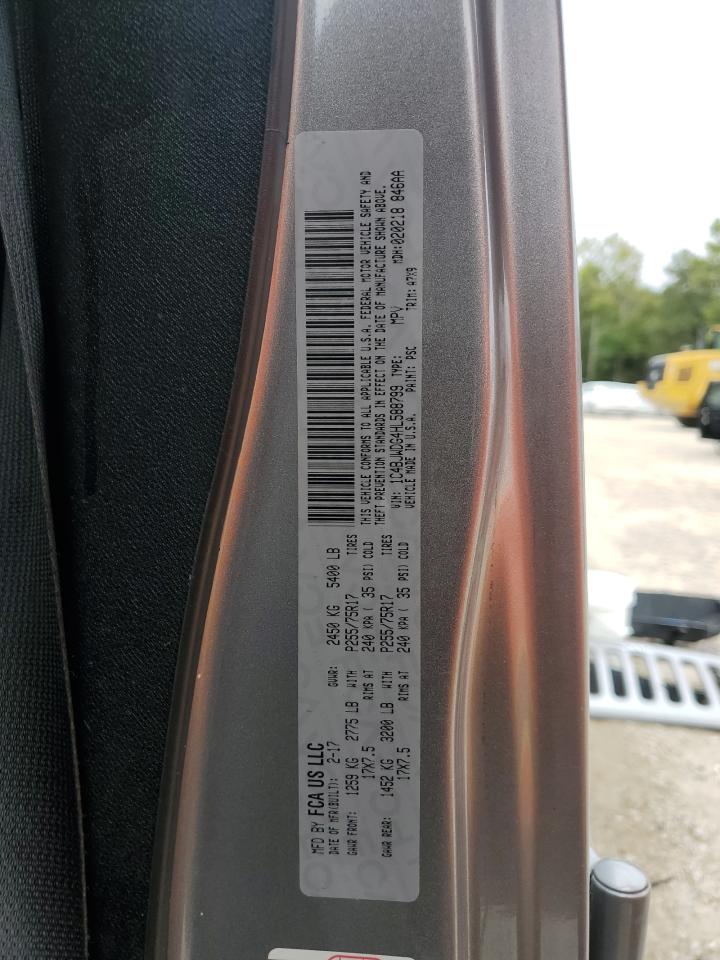 2017 Jeep Wrangler Unlimited Sport VIN: 1C4BJWDG4HL588799 Lot: 71709365