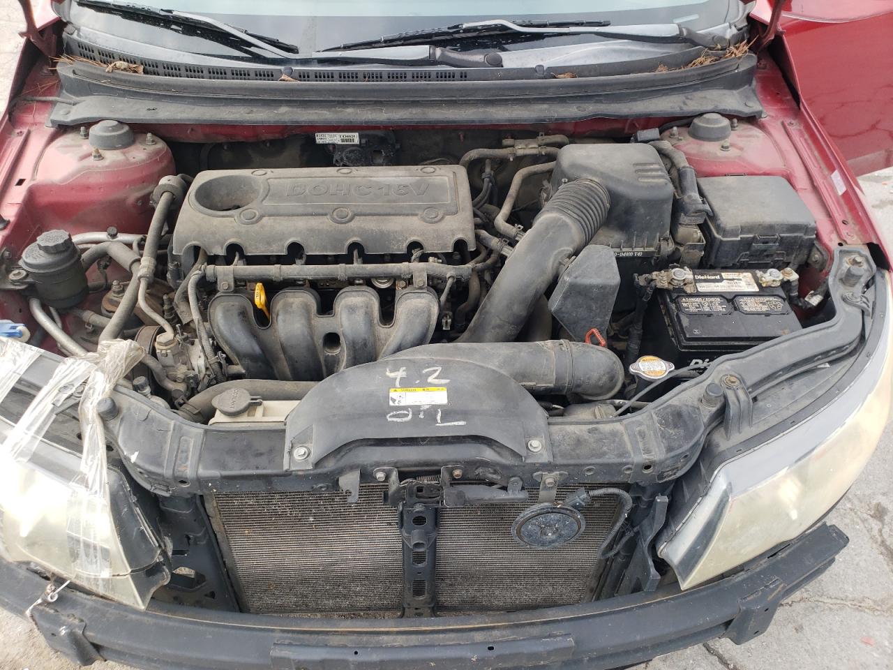 2010 Kia Forte Ex VIN: KNAFU4A26A5061196 Lot: 81414015