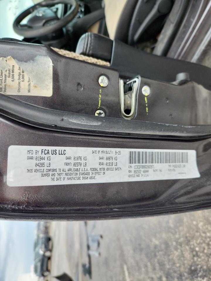 2016 Dodge Dart Sxt VIN: 1C3CDFBB8GD563971 Lot: 81702355