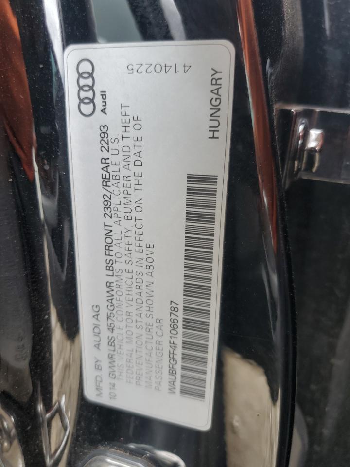 2015 Audi A3 Premium VIN: WAUBFGFF4F1066787 Lot: 84909915