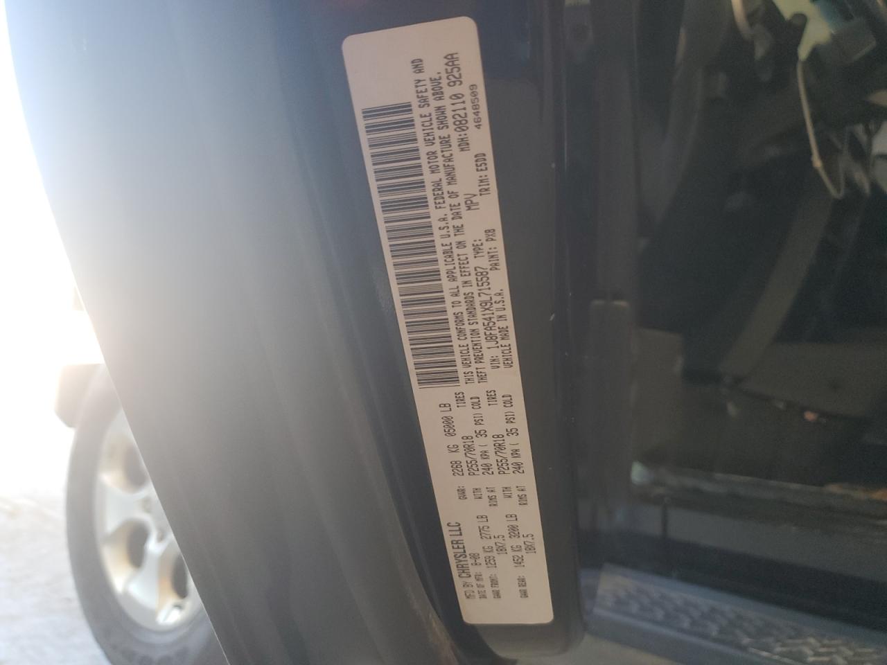 2009 Jeep Wrangler Sahara VIN: 1J8FA541X9L715587 Lot: 70871185