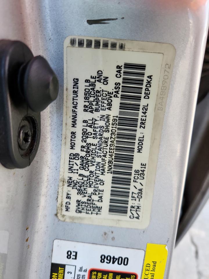 2010 Toyota Corolla Base VIN: 1NXBU4EE9AZ301591 Lot: 80918255