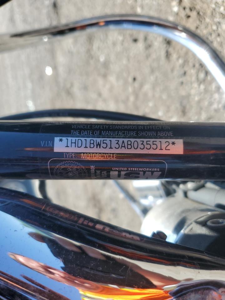 2010 Harley-Davidson Flstc VIN: 1HD1BW513AB035512 Lot: 71155315