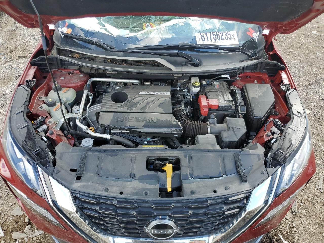 2022 Nissan Rogue Sl VIN: 5N1BT3CB4NC683398 Lot: 81756235