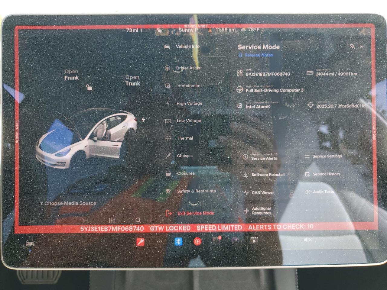 2021 Tesla Model 3 VIN: 5YJ3E1EB7MF068740 Lot: 80499975