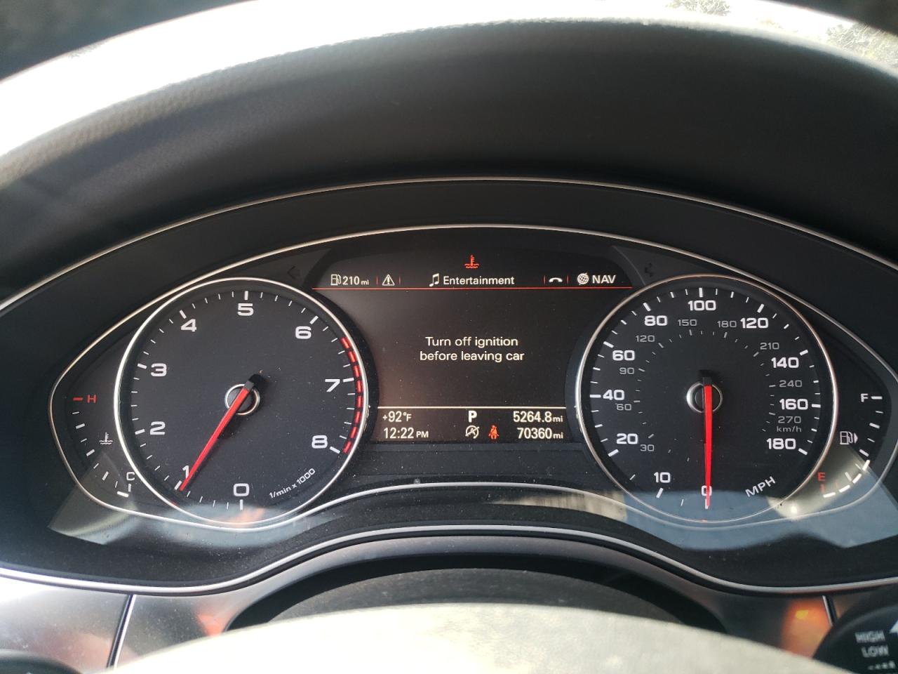 2013 Audi A7 Premium Plus VIN: WAUYGAFC8DN124206 Lot: 80413615