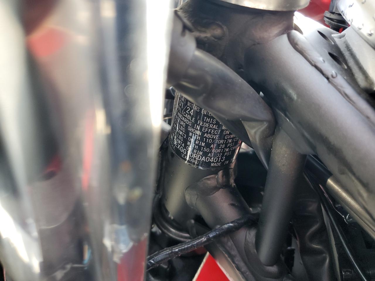 2024 Kawasaki Ex500 VIN: ML5EXGG10RDA04013 Lot: 81187825