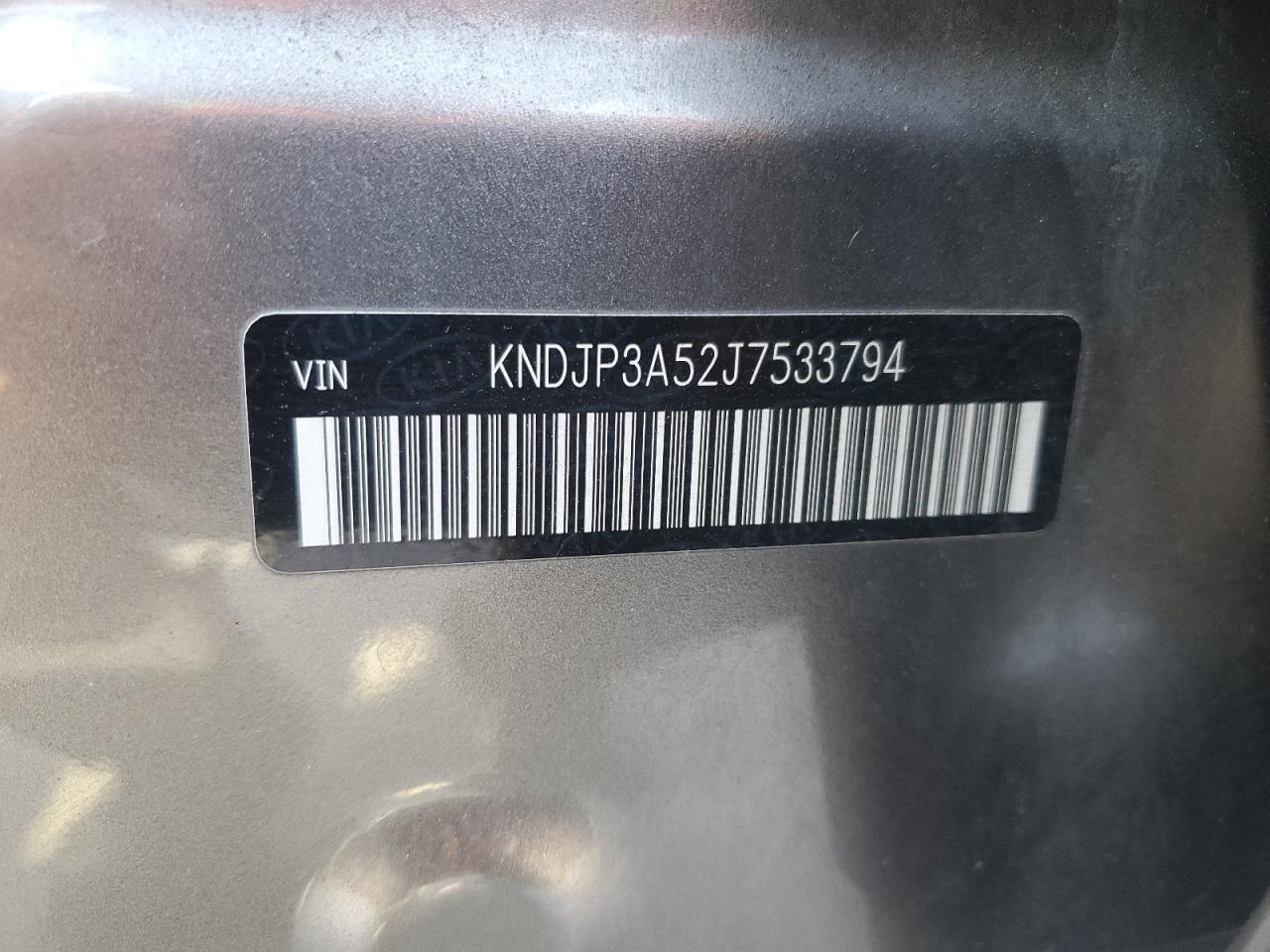 2018 Kia Soul + VIN: KNDJP3A52J7533794 Lot: 71745735