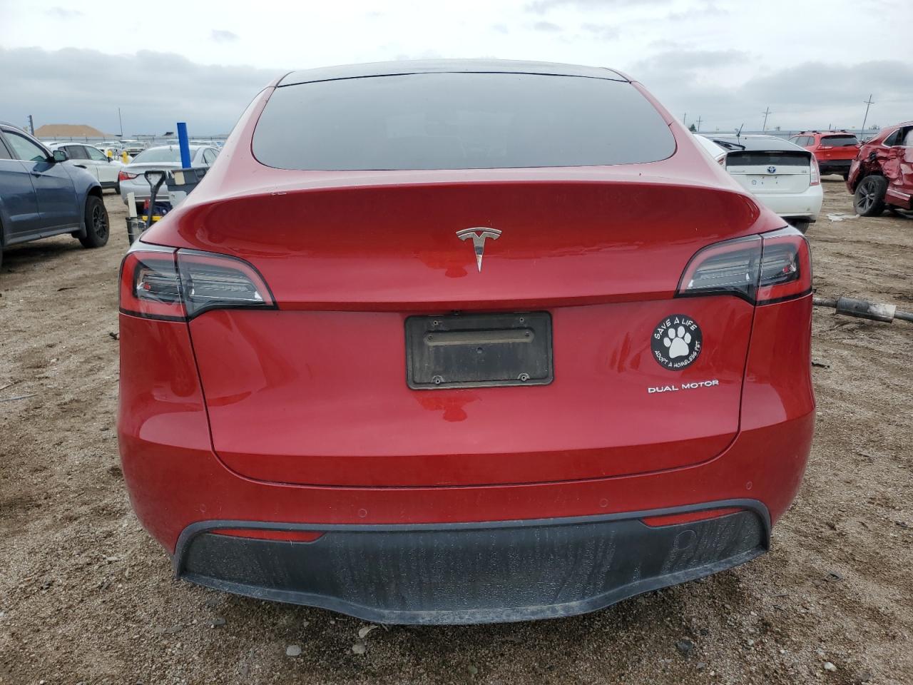 2021 Tesla Model Y VIN: 5YJYGDEE8MF072033 Lot: 81556655
