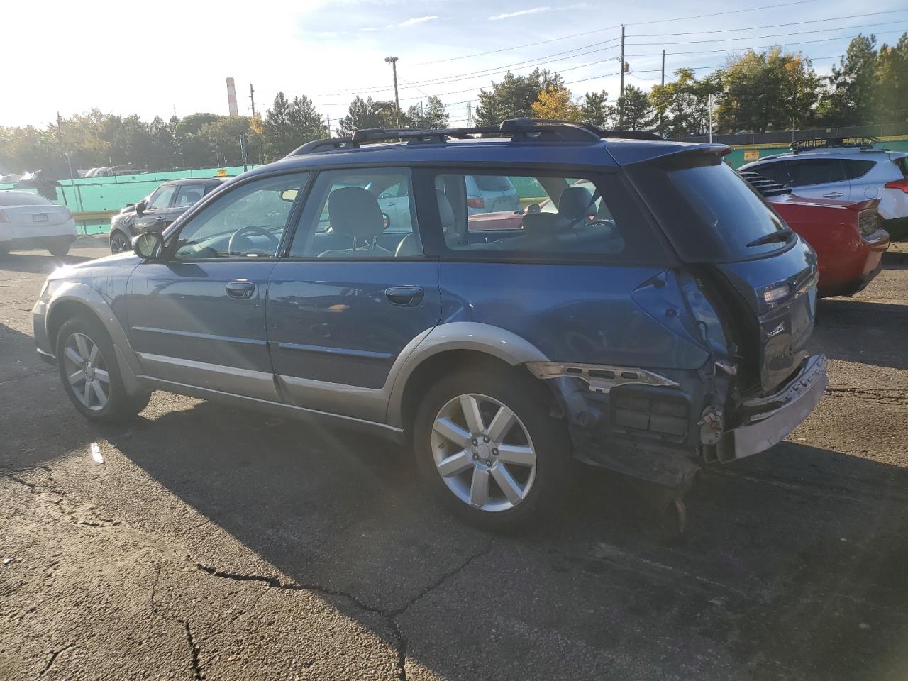 2008 Subaru Outback 2.5I Limited blue suv gas 4S4BP62C487364838 photo #3