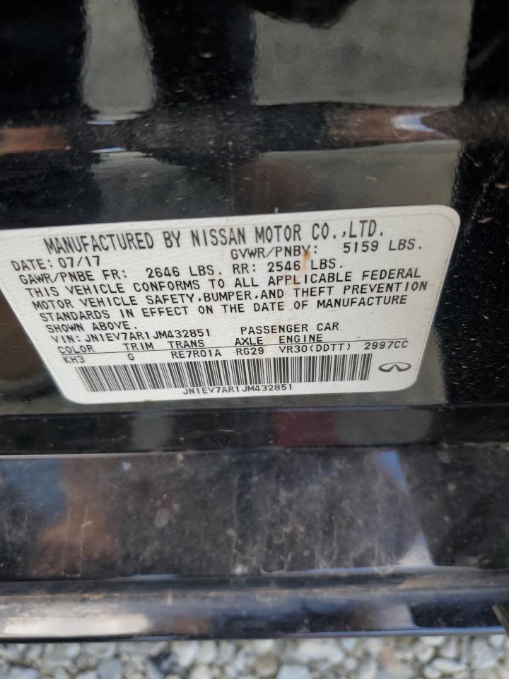 2018 Infiniti Q50 Luxe VIN: JN1EV7AR1JM432851 Lot: 81213215