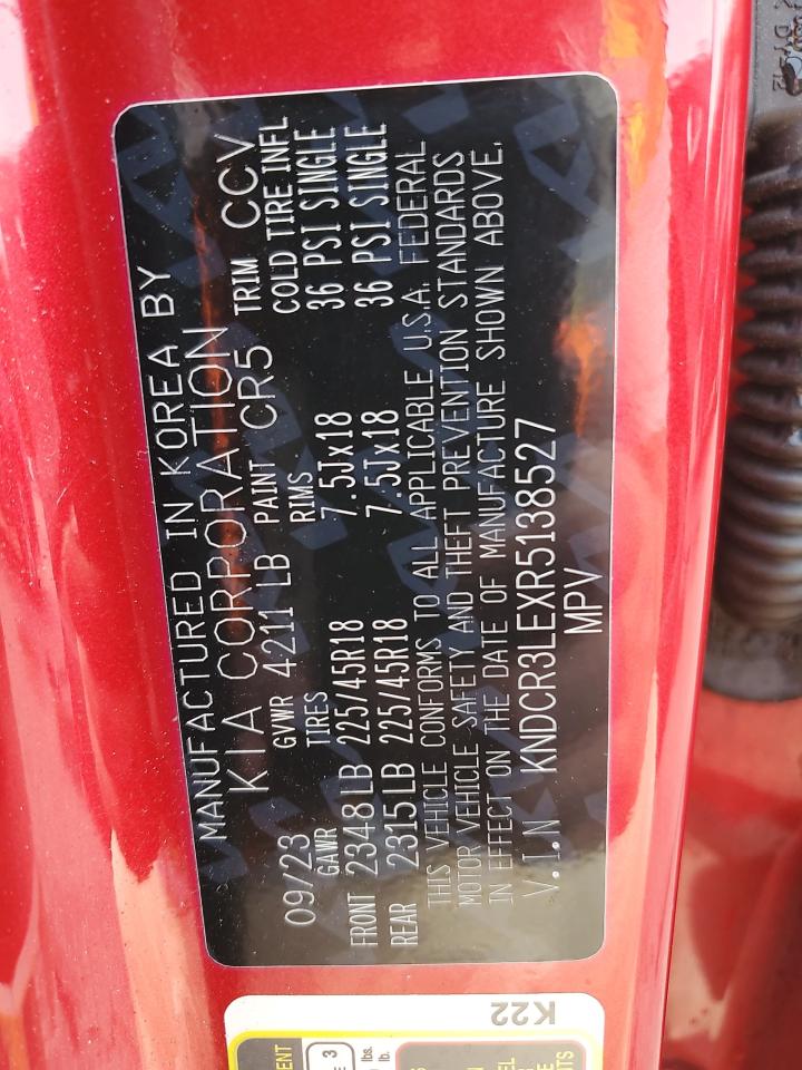 2024 Kia Niro Ex VIN: KNDCR3LEXR5138527 Lot: 71962605