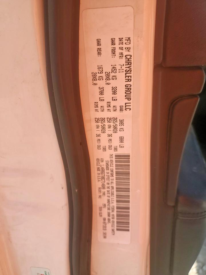 2011 Jeep Grand Cherokee Overland VIN: 1J4RR6GT0BC714609 Lot: 72045605