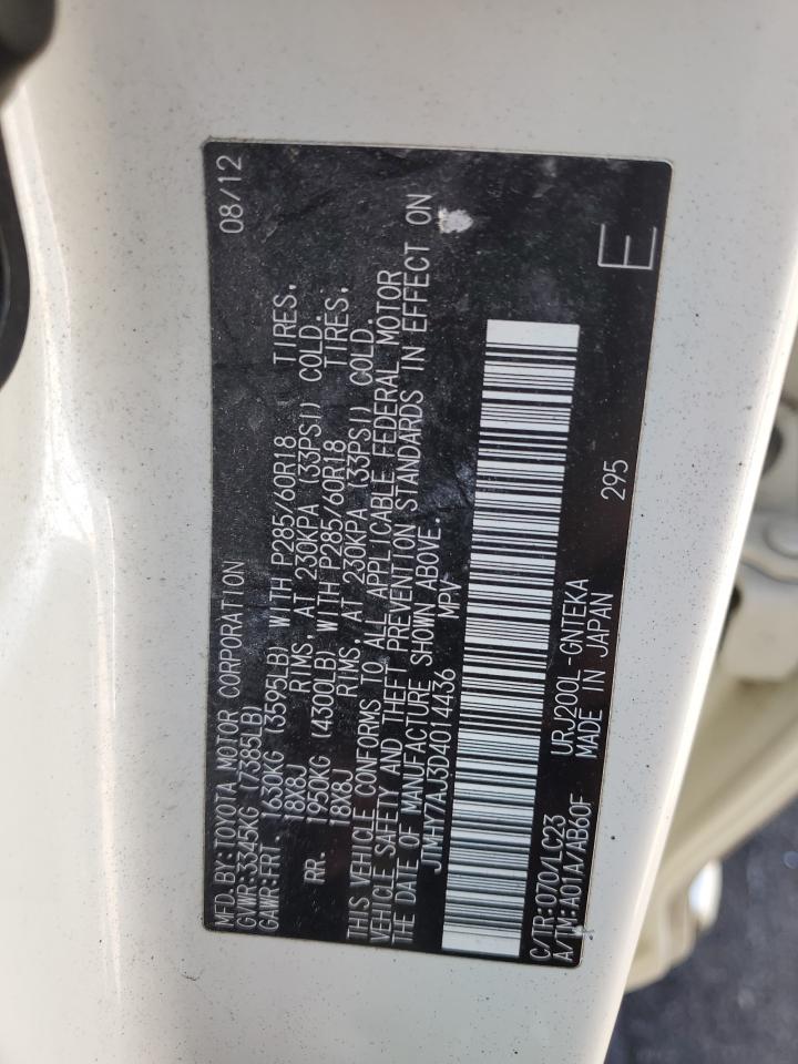 2013 Toyota Land Cruiser VIN: JTMHY7AJ3D4014436 Lot: 69218065