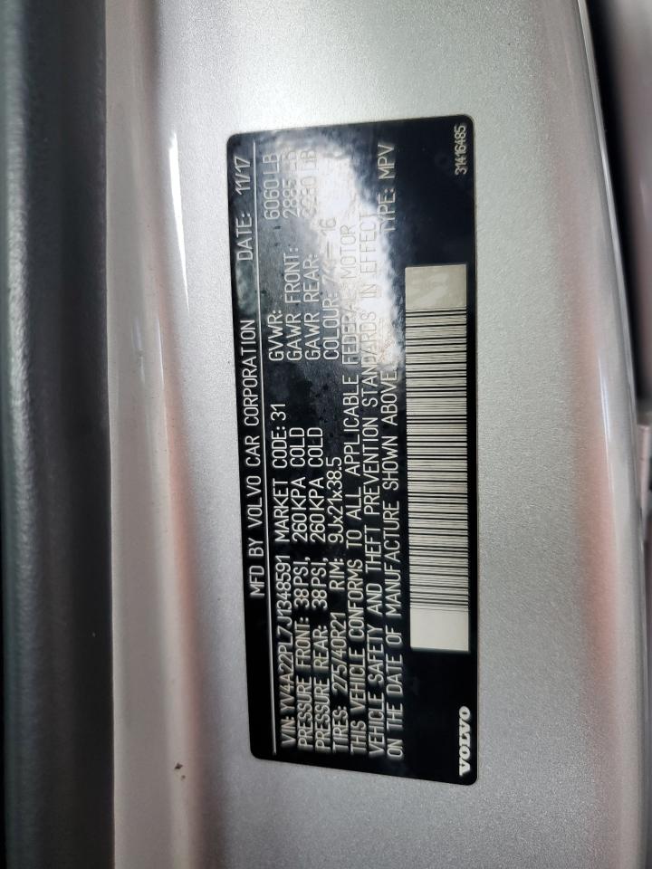 2018 Volvo Xc90 T6 VIN: YV4A22PL7J1348591 Lot: 81225165