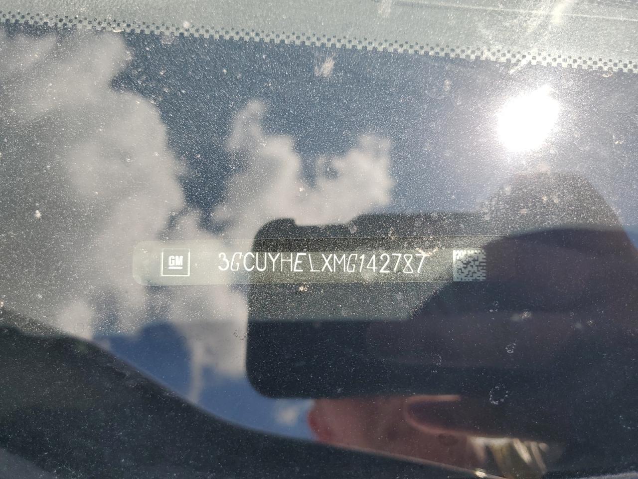 2021 Chevrolet Silverado K1500 High Country VIN: 3GCUYHELXMG142787 Lot: 80363565