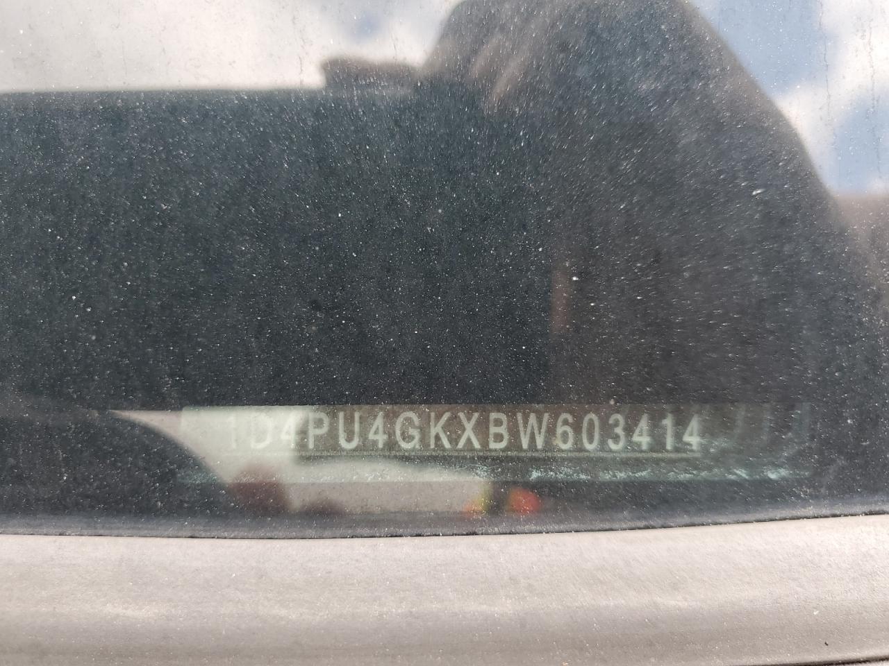 2011 Dodge Nitro Heat VIN: 1D4PU4GKXBW603414 Lot: 80744085